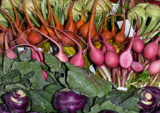 Babe Farms is known for its beautiful vegetable displays.