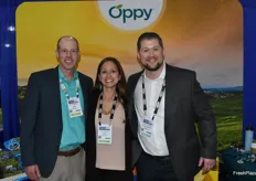 Team Oppy is happy to be in New York. From left to right are Eric Ziegenfuss, Krystal McCusker, and Stephen Sanders.