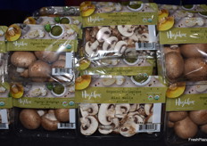 Highline Mushrooms has introduced clear packaging with topseal.