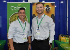 Carlos Duarte and Ryan Cherry with Calavo Growers from California.