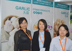 Laiwu Taifeng Foods. Chris Delia and Lucy. This Chinese company exports garlic, ginger, onions, citrus fruits and pome fruits. The firm is based in the Shandong region.