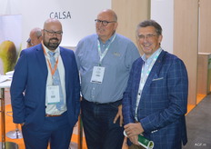 Jeroen Buyck of Calsa, Jeroen Den Haerynck of MTSL surveys, and Luc Adriaensen of IDP.