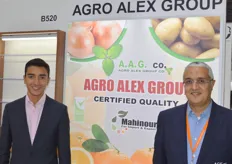 Agro Alexgroup, from Egypt, sells potatoes, onions and oranges to 37 countries. Due to the boycott on European products, their exports to Russia have grown strongly in the last 5 years. Ahmed Khaled Elbessoumy and Khaled El-Bessoumy.