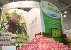 Many companies with apples were present at World Food.