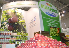 Many companies with apples were present at World Food.