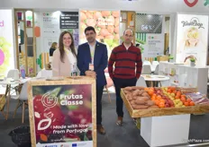 Carolina Esequiel and Pedro Marques of Frutas Classe. They mainly export strawberries, but sweet potatoes and apples as well. Their main markets are in France, Spain and Germany.