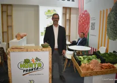 Carlos Marques of Horta Pronta. They export a wide variety of vegetables to Germany, the Netherlands and Poland.