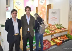 Miguel and Beltran Gomez of Portuguese produce exporter Patricia Pilar. They cultivate tomatoes on 100 hectares in the west of POrtugal, while also growing apples and pears in the North of the country. 