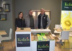 Elena Kolios and Christos Kolios. The Greek fruit trader exports citrus, grapes and kiwis to Germany.