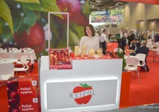 Aleksandra Ośko-Woźniak of Rajpol. The Polish apple exporter also grows and sells pears and had a focus on the European market this season.