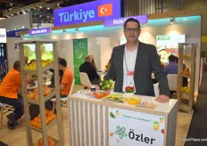 Kemal Ozsahin of Ozler Ziraat. They export citrus to Germany, Poland, the UK, Italy, Russia and Ukraine.