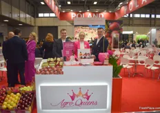 The Agro Queens team. They export organic and conventional apples from Poland