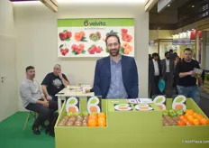 Efthymios Balanis, general manager of Velvita. They export kiwi and various other fruits from Greece.