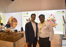 Sachin Beri and Karthik Ap of Vashini Exports. They export fresh coconuts from India to Europe.