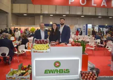 On the right is Adam Malengiewicz, with the Ewa-Bis team. They export apples from Poland.