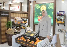 Fatimah Elzhraa Tarek Elhadary, from Egyptian exporter Al Alsolimania for import and export.The company exports citrus, potatoes and onions to Europe. Fatimah Elzhraa reports strong demand for potatoes this season.