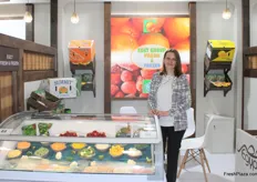 Lilia Fostakovska is ECGT's export manager. She exports frozen fruits and vegetables to all continents, and fresh produce to Russia, Ukraine and other European markets. She announces the company's expansion in the frozen segment with a new factory.