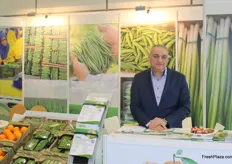 Yasser Salman, general manager of Agrina Egypt. The company exports citrus, vegetables and beans to Europe. The season for all products is going well, says the exporter.
