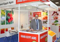 Reda Mohamed, Managing Director of Grand Egypt Agro. The company exports citrus fruits, pomegranates and onions to Europe and the Far East. According to Mohamed, the company is expanding by adding new products and opening up new markets.