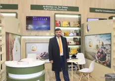 Mohamad Hussain, sales manager of Al Baidaa.The Palestinian company exports medjool dates to Europe, Morocco, Turkey and East Asia.
