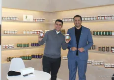 Fahad Ahmed Al Zamil and Mishari Al Zamil of the Saudi company Hajor.The company produces date-based food products such as chocolates, butter, cream, etc...