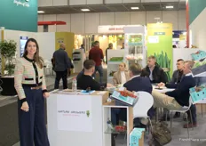 Tatiana Alonso from Nature Growers, a Moroccan company that produces and exports organic vegetables, peppers and beans. Nature Growers supplies markets in the UK, the Netherlands, Germany and Italy.