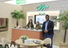 Amol Ghormode (right), representing Almadinah Heritage.The Saudi company produces dates exported under the Milaf brand.