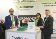 Nayef Ghaith (left), General Manager of Masterpak in Lebanon, with Dalila Allam (center) and Christof Schmidt (right), from sister company Sanita UK.Masterpak is part of the Indevko Group for the production of flexible packaging.