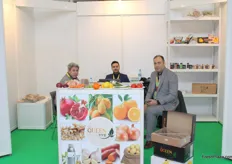 Ayman Shady, Mohanad Shady, and Ashraf Fathy, of Queen Tiye. This Egyptian company exports fresh and frozen fruits and vegetables, and has distribution facilities in Egypt, the Netherlands, and the UAE.