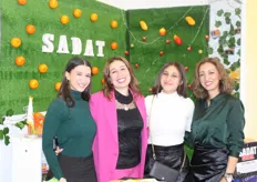 Malak Ahmed, Gehan Mostafa, Mahy Ahmed and MennatAllah Tarek Hassan, represented Sadat company at the exhibition. Based in Egypt, this company exports citrus to the Far East and Europe, and recently shipped their first containers to Spain and the Netherlands