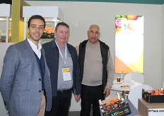 Mohammed El Houari (right) from the Moroccan growing and exporting company Mogador Citrus. The company exports citrus to various markets under its brand name 'Juby Citrus'.