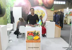 Vinay Thummala, managing director of Virunga.The Rwanda-based company exports vegetables and avocado to Germany, Italy, France and the UK.