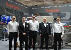 Red Pack brought their tray sealer with integrated deck weigher to the show. Giles Briston, Lukasz Druzkowski, Charlie Fletcher, Jason Knowles and Matthew Briston were on the stand.