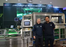 Packaging Automation have an update for the Evolution and have launched Red 5 a high-speed packing machine with clever features. Scott Robuck and Chris Eckert were on the stand.