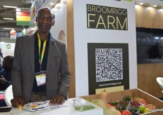 Frank Hamandishe at Broomrigg Farm exports fresh vegetables to the EU and UK