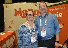Meg Buchsbaum and Mike Wilber, who recently joined the National Mango Board.