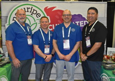 Craig Merrill, Joe Dugo, Kasey Kelley and Jerry Moran with Naturipe Farms.