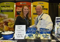 Kimberly Reddin and Bob Wilkinson with Okanagan Specialty Fruits.