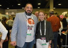 Pepe Calderon and Jacy Barnes with Farm Pak are walking the show.