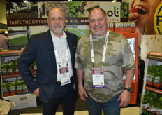 Steven Wright and Scott Dault with Soli Organic.