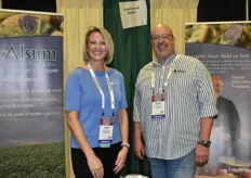 Nikki Jedlowski and David Wickline with Alsum Farms & Produce.