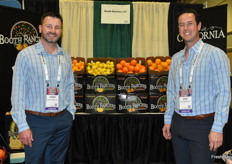 Aaron Miller and Gino DiBuduo with Booth Ranches.