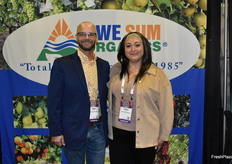 Jared Bray and Jenna Galise with Awe Sum Organics.