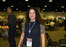 Leslie Simmons with Fair Trade USA is walking the show.