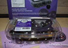 Unveiled a few months ago, this genetically modified purple tomato has been named Empress. It is grown by Red Sun Farms in Virginia and should be available in stores mid-April.