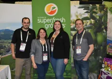 Keegan Morford, Sarah Lucas, Destiny Nash, and Brian Murray with Domex Superfresh Growers.