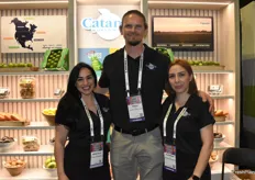 Priscilla Diaz, Brian Lapin and Alejandra Diaz with Catania Worldwide.