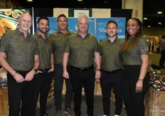 Camo uniformity in the booth of Team EarthFresh. From left to right Brian Cater, Andrew George, Matthew Williams, Dan Martin, Kevin Sorichetti, and Anneka Jenkins.