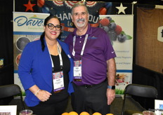 Alma Lorenzo and Mike Bowe with Dave’s Specialty Imports.