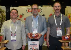 Tom Smith, Alan Ediger and Brad Peterson with California Giant Berry Farms.
